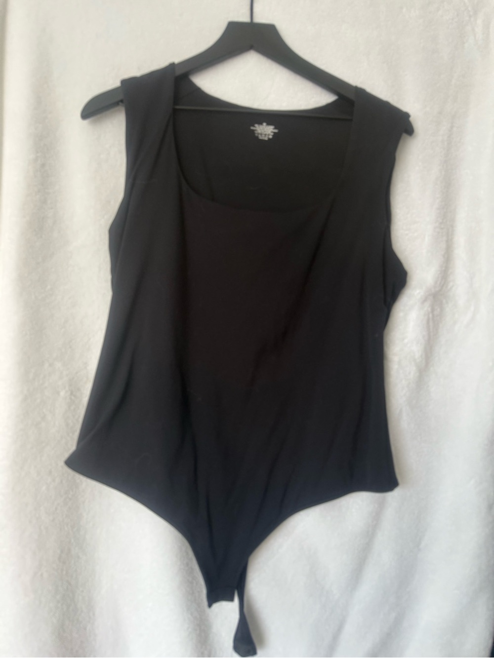 Classic Black Sleeveless Bodysuit